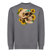 Storm skull flowers and gemstone Heavyweight Sweatshirt - Artiststas