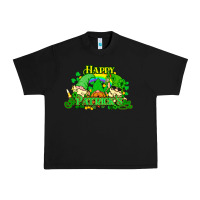 Black St. Patrick's Day gnomes Urban Heavy Tee - HowdyJamesFarm
