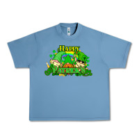 Pebble Blue St. Patrick's Day gnomes Urban Heavy Tee - HowdyJamesFarm