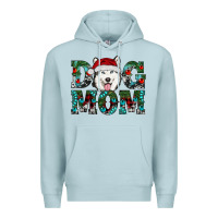 Blue Mist Christmas Dog Mom Husky Premium Hoodie - RanaPortraitStore