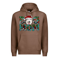Chestnut Christmas Dog Mom Husky Premium Hoodie - RanaPortraitStore