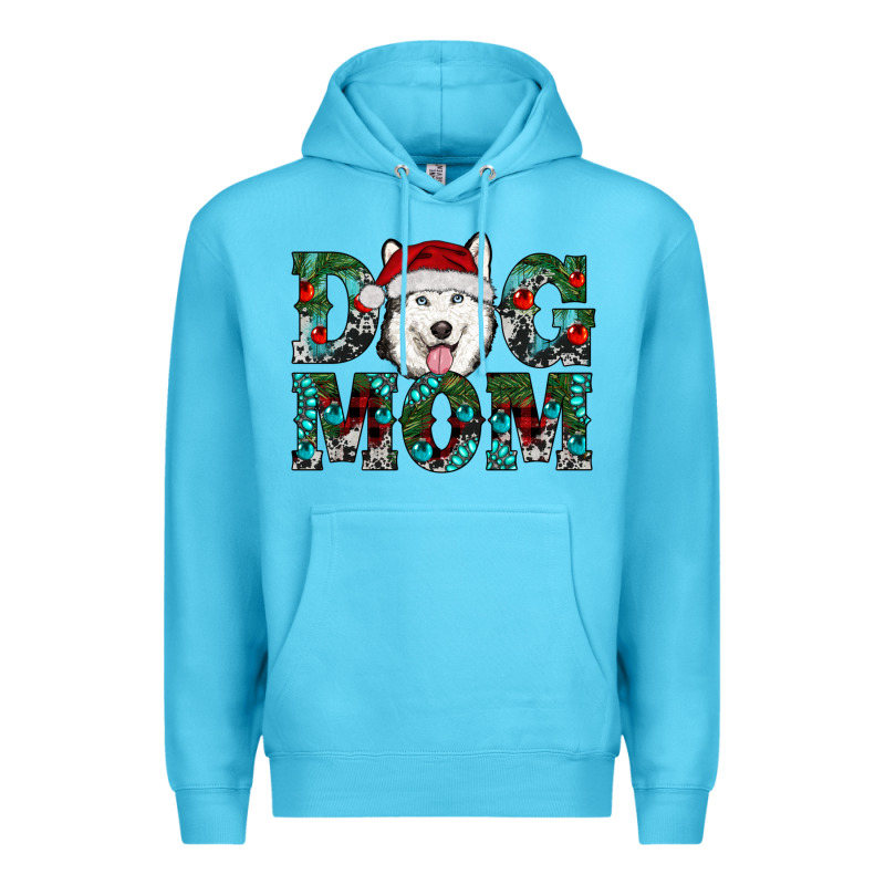Christmas Dog Mom Husky Premium Hoodie by RanaPortraitStore | Teevron