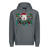 Rock Christmas Dog Mom Husky Premium Hoodie - RanaPortraitStore