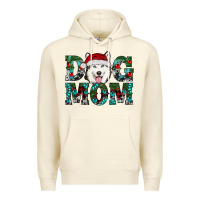 Sandshell Christmas Dog Mom Husky Premium Hoodie - RanaPortraitStore
