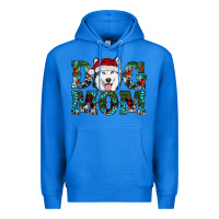 True Royal Christmas Dog Mom Husky Premium Hoodie - RanaPortraitStore