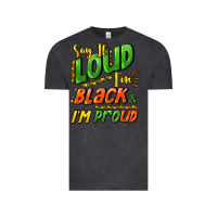 Vintage Black Say it loud i'm black and i'm proud Vintage Tee - HowdyJamesFarm
