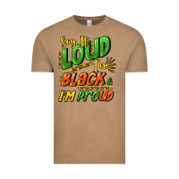 Vintage Coffee Say it loud i'm black and i'm proud Vintage Tee - HowdyJamesFarm