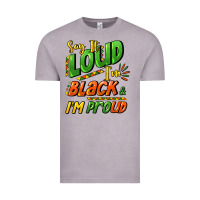 Vintage Zinc Say it loud i'm black and i'm proud Vintage Tee - HowdyJamesFarm