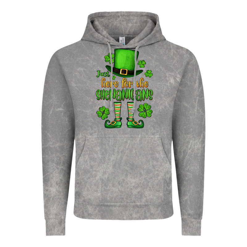 Just Here For The Shenanigans St. Patrick's Vintage Hoodie by OliviaCreatesArt | Teevron