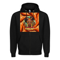 Black fall african girl Zipper Hoodie - BarkalooDesign