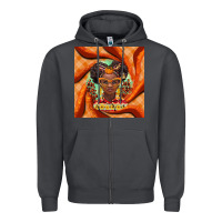 Smoke fall african girl Zipper Hoodie - BarkalooDesign