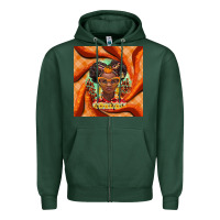 Sports Green fall african girl Zipper Hoodie - BarkalooDesign