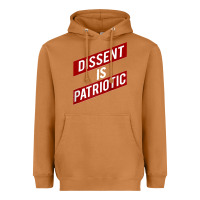 Meerkat DISSENT IS PATRIOTIC Political Meme Raglan Baseball Tee Heavyweight Hoodie - maiPhamDesign
