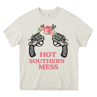Cream Hot Southern Mess Heavy Core Tee - Bettercallsaul