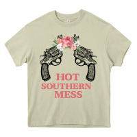 Mossy Hot Southern Mess Heavy Core Tee - Bettercallsaul