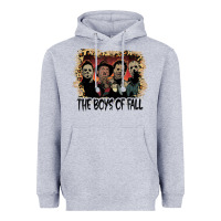 Heather Grey the boys of fall leopard pattern bleached halloween murder t shirt Heavyweight Hoodie - maiPhamDesign