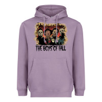 Lavender the boys of fall leopard pattern bleached halloween murder t shirt Heavyweight Hoodie - maiPhamDesign