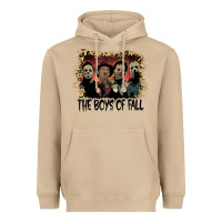 Mushroom the boys of fall leopard pattern bleached halloween murder t shirt Heavyweight Hoodie - maiPhamDesign