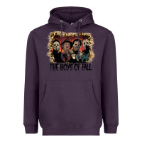 Plum the boys of fall leopard pattern bleached halloween murder t shirt Heavyweight Hoodie - maiPhamDesign