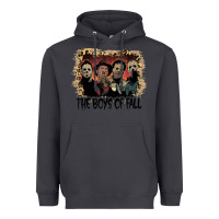 Smoke the boys of fall leopard pattern bleached halloween murder t shirt Heavyweight Hoodie - maiPhamDesign