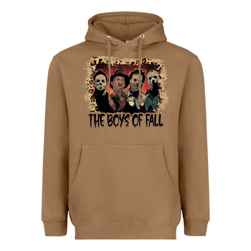 The Boys Of Fall Leopard Pattern Bleached Halloween Murder T Shirt Heavyweight Hoodie by maiPhamDesign | Teevron