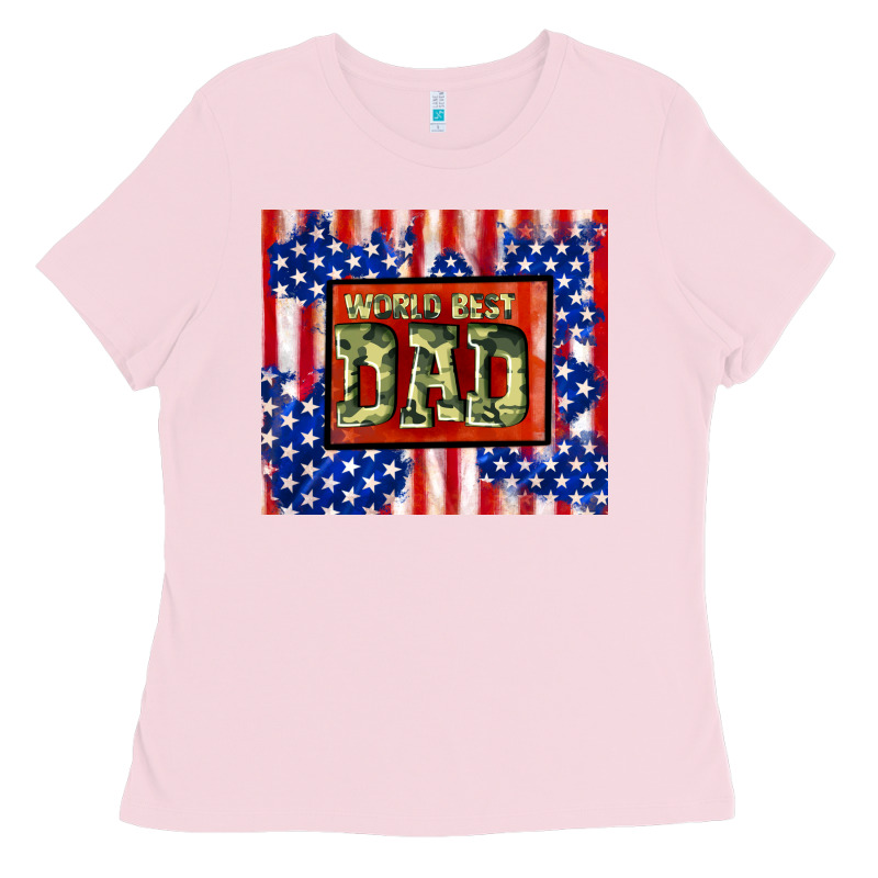 World Best Dad Ladies Tee by TumblerDesignByShophia | Teevron