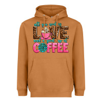 Meerkat all you need is love and a good cup of coffee Heavyweight Hoodie - AdoDesignShop