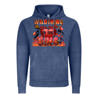 Vintage Denim Valentine's Day wild thing you make my heart sing Vintage Hoodie - FaDigitalArtStudio