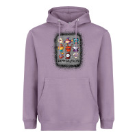 Lavender halloween funny set ghost mummy witch vampire and pumpkin t shirt Heavyweight Hoodie - maiPhamDesign