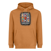 Meerkat halloween funny set ghost mummy witch vampire and pumpkin t shirt Heavyweight Hoodie - maiPhamDesign