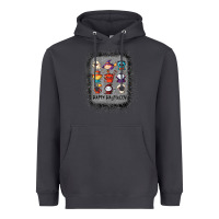 Halloween Funny Set Ghost Mummy Witch Vampire And Pumpkin T Shirt Heavyweight Hoodie | Teevron