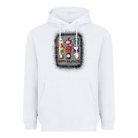 White halloween funny set ghost mummy witch vampire and pumpkin t shirt Heavyweight Hoodie - maiPhamDesign