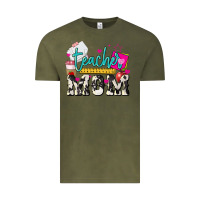 Vintage Olive Teacher Mom Mother's Day Vintage Tee - HowdyJamesFarm