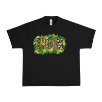 Black Western lucky St. Patrick's Day Urban Heavy Tee - CowGirlArtShop