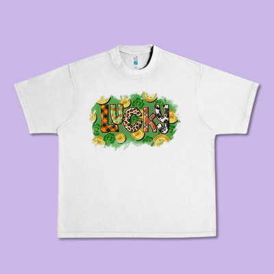 Western Lucky St. Patrick's Day Urban Heavy Tee Designed By Cowgirlartshop