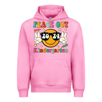 Fuchsia Pink peace out 2024 kindergarten Urban Hoodie - JahusDesignShop