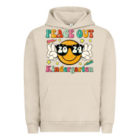 Pigment French Oak peace out 2024 kindergarten Urban Hoodie - JahusDesignShop