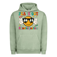 Pigment Oil Green peace out 2024 kindergarten Urban Hoodie - JahusDesignShop