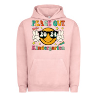 Pigment Salmon peace out 2024 kindergarten Urban Hoodie - JahusDesignShop