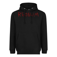 Black REDRUM T-Shirt Heavyweight Hoodie - maiPhamDesign