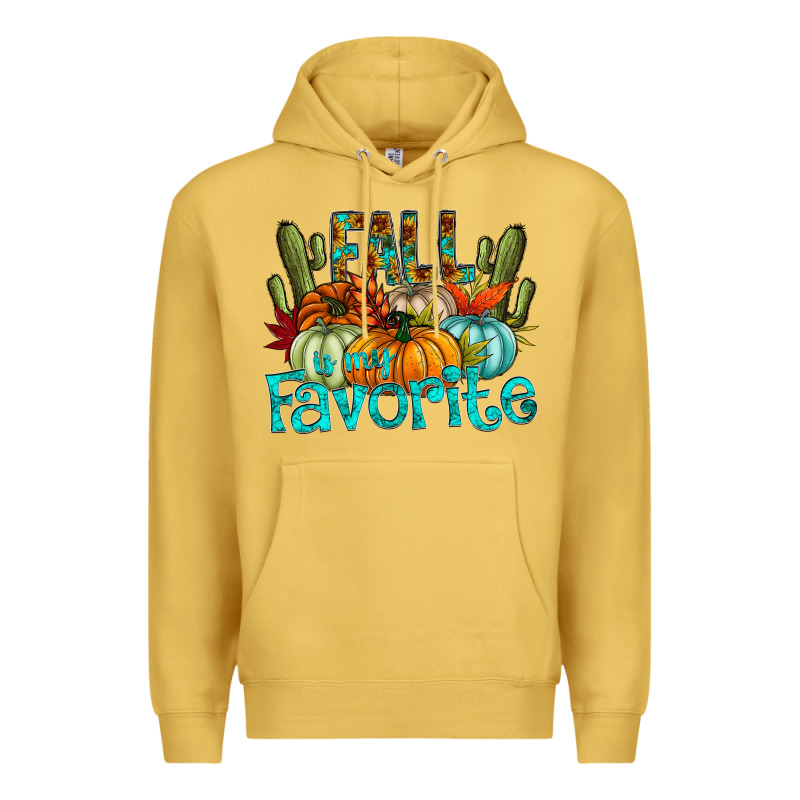 Fall Pumpkin Art Premium Hoodie by CowhideDigitalArt | Teevron