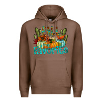 Chestnut fall pumpkin art Premium Hoodie - CowhideDigitalArt