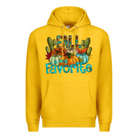 Lemon fall pumpkin art Premium Hoodie - CowhideDigitalArt