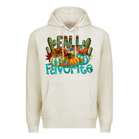 Oatmeal Heather fall pumpkin art Premium Hoodie - CowhideDigitalArt