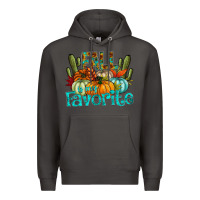 Smoke fall pumpkin art Premium Hoodie - CowhideDigitalArt