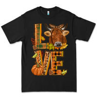 Black Love fall cow Premium Tee - NancyCooperArtShop