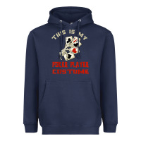 Navy this is my poker player costume halloween t shirt Heavyweight Hoodie - maiPhamDesign