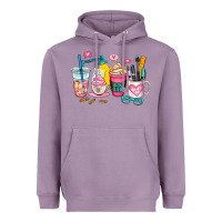 Lavender teacher coffee cup Heavyweight Hoodie - AdoDesignShop