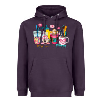 Plum teacher coffee cup Heavyweight Hoodie - AdoDesignShop