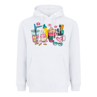 White teacher coffee cup Heavyweight Hoodie - AdoDesignShop